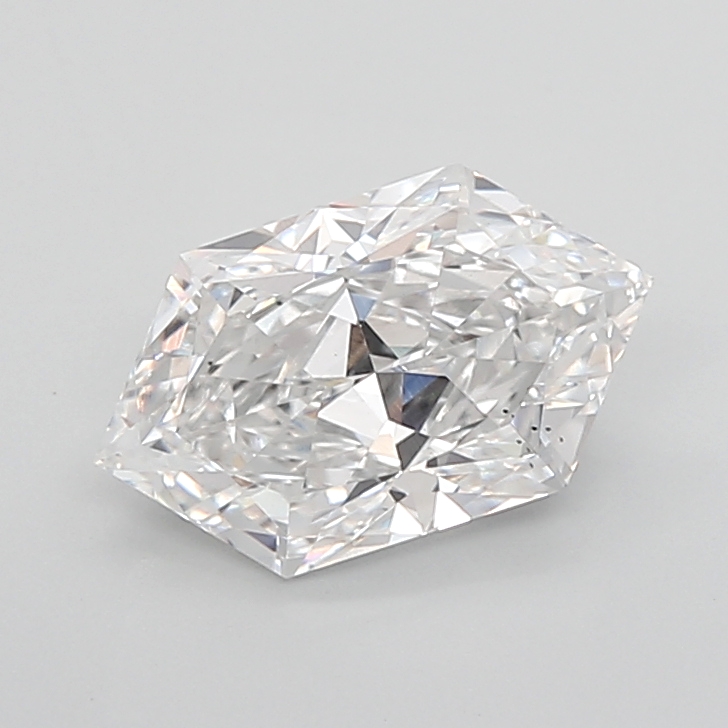 2.72 carat Hexagon Brilliant lab grown diamond, E VS2, IGI certified