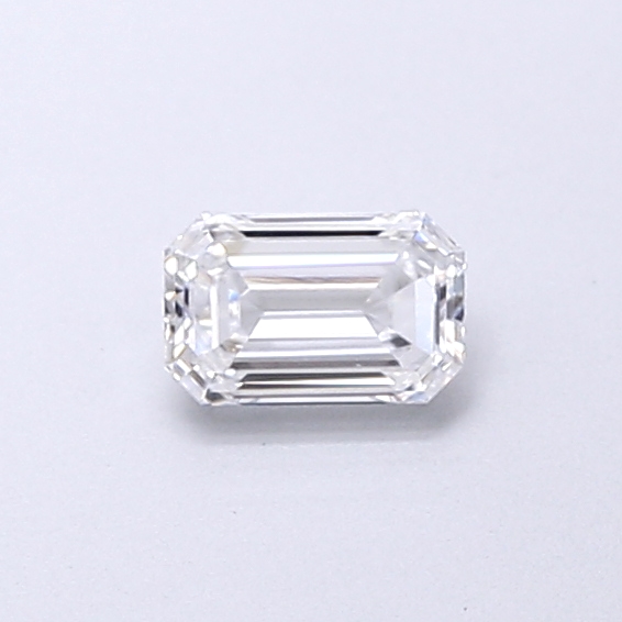 Actual 0.28 carat D Emerald lab-grown diamond