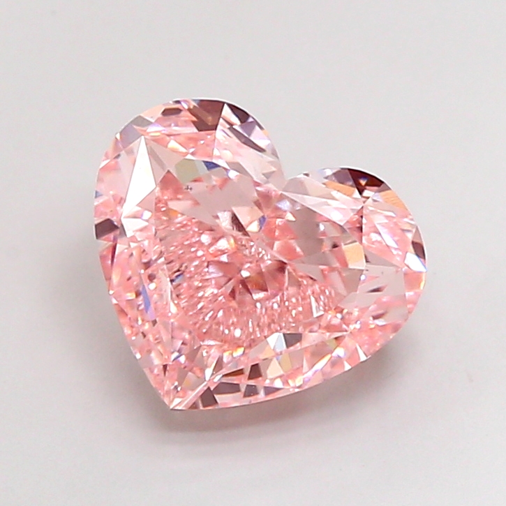 6.01 ct Heart, Fancy Light Pink VS1 IGI CVD