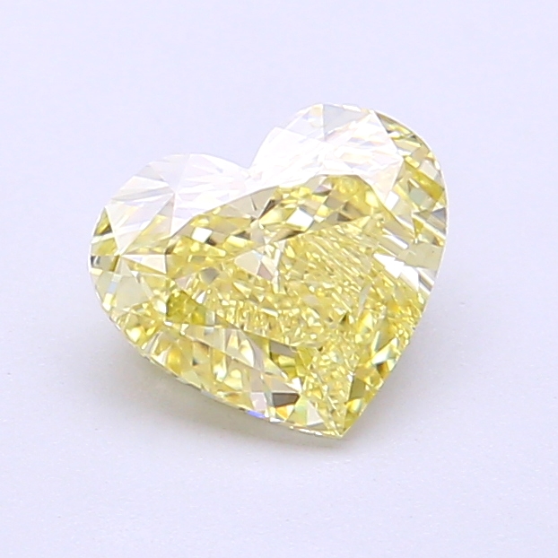 1.10 ct Heart Fancy Light Yellow Lab-Grown Diamond