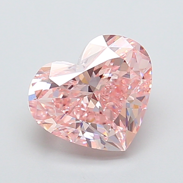 3.01 ct Heart Fancy Intense Pink Lab-Grown Diamond