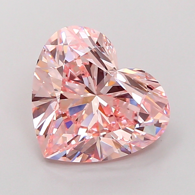 5.55 ct Heart Fancy Intense Pink Lab-Grown Diamond