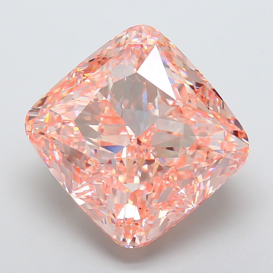 21.16 ct Cushion Fancy Intense Pink Lab-Grown Diamond