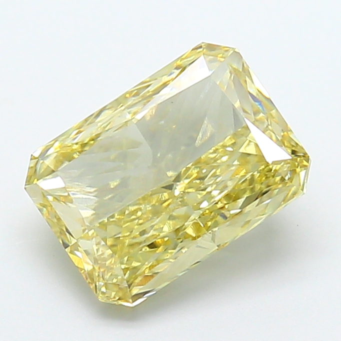 4.02 ct Radiant, Fancy Intense Yellow VS1 CVD