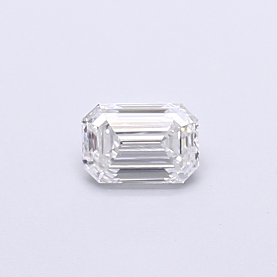 Actual 0.28 carat D Emerald lab-grown diamond