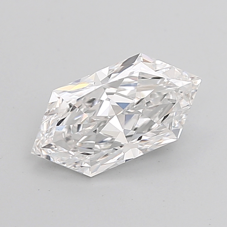 2.07 carat Hexagon Brilliant lab grown diamond, D VVS2, IGI certified