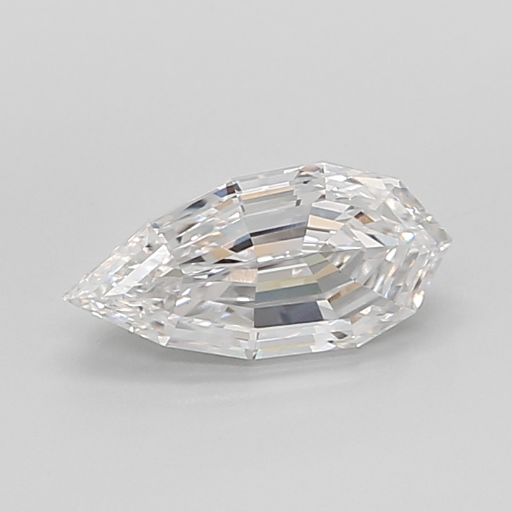 2.27 carat Pear Step Cut lab grown diamond, D VS1, IGI certified