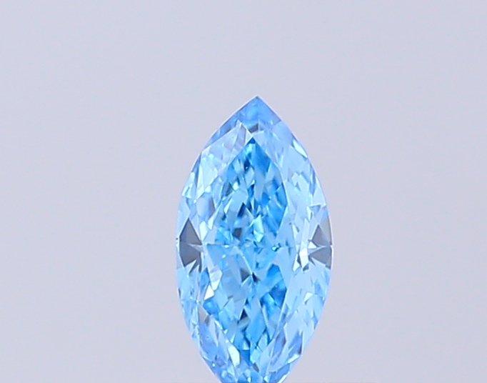 0.39 ct Marquise, Fancy Intense Blue VS1 CVD