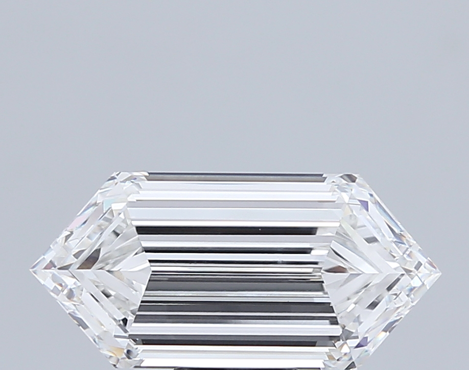 9.17 carat Hexagon lab grown diamond, G VVS2, IGI certified