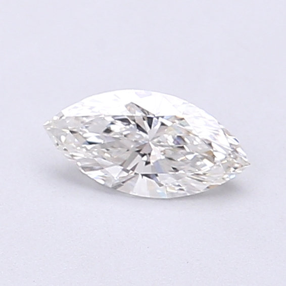 Actual 0.32 carat G Marquise lab-grown diamond