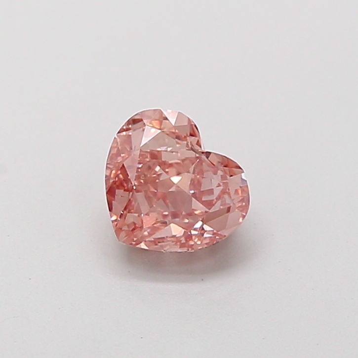 1.06 ct Pink (Vivid) VVS2 Heart Modified lab-grown diamond
