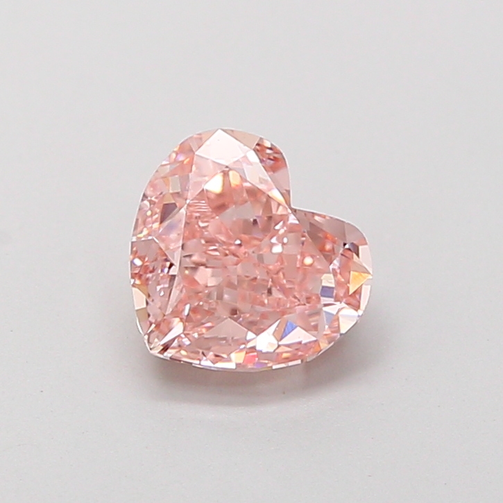 1.45 ct Pink (Vivid) VVS2 Heart Modified lab-grown diamond