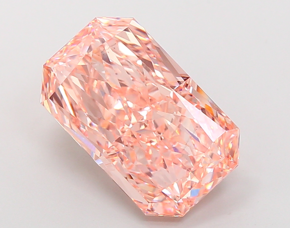 10.03 ct Radiant Fancy Intense Pink Lab-Grown Diamond