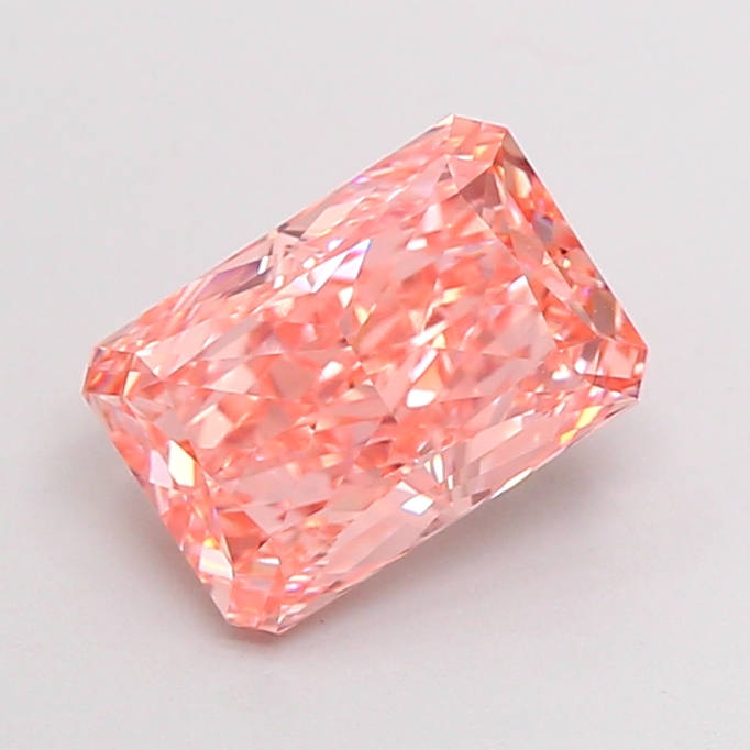 1.95 ct Pink (Vivid) VVS2 Radiant lab-grown diamond