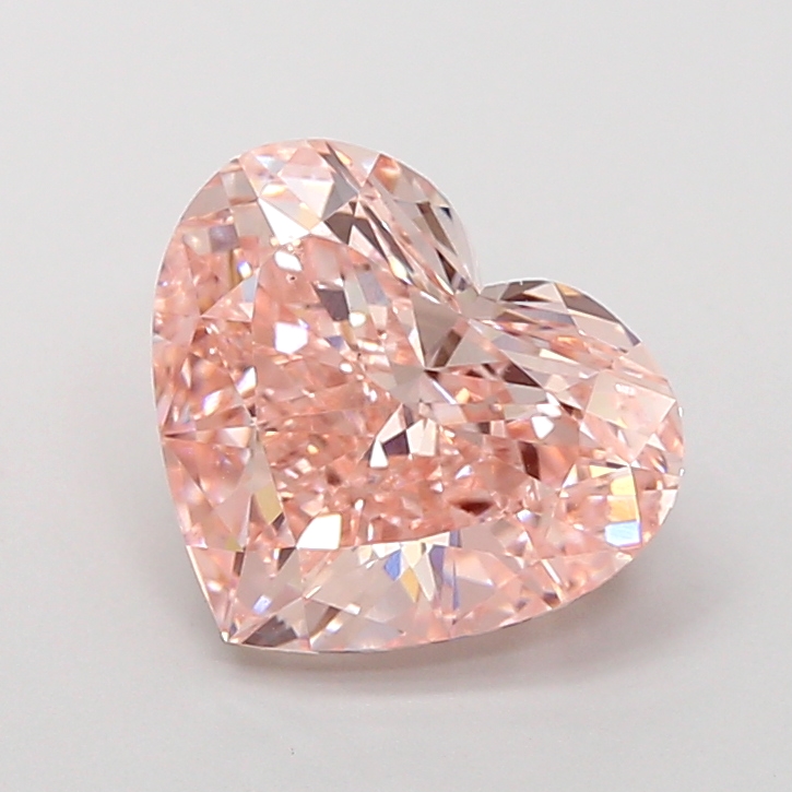 3.50 ct Heart Fancy Vivid Pink Lab-Grown Diamond