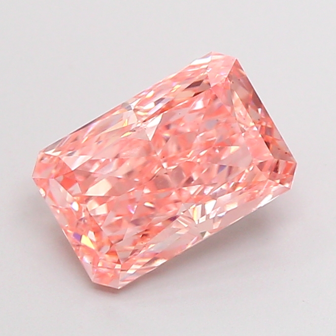 2.03 ct Pink (Intense) VS1 Radiant lab-grown diamond