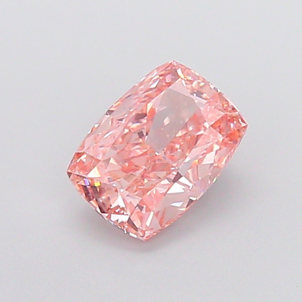 1.50 ct Pink (Intense) VS1 Cushion lab-grown diamond