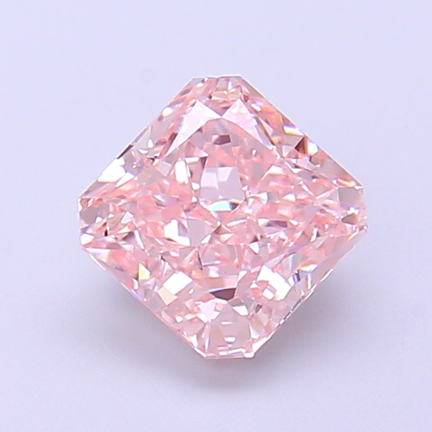 1.47 ct Pink (Intense) VVS2 Square Radiant lab-grown diamond