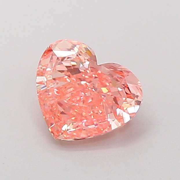 1.50 ct Heart Fancy Vivid Pink Lab-Grown Diamond