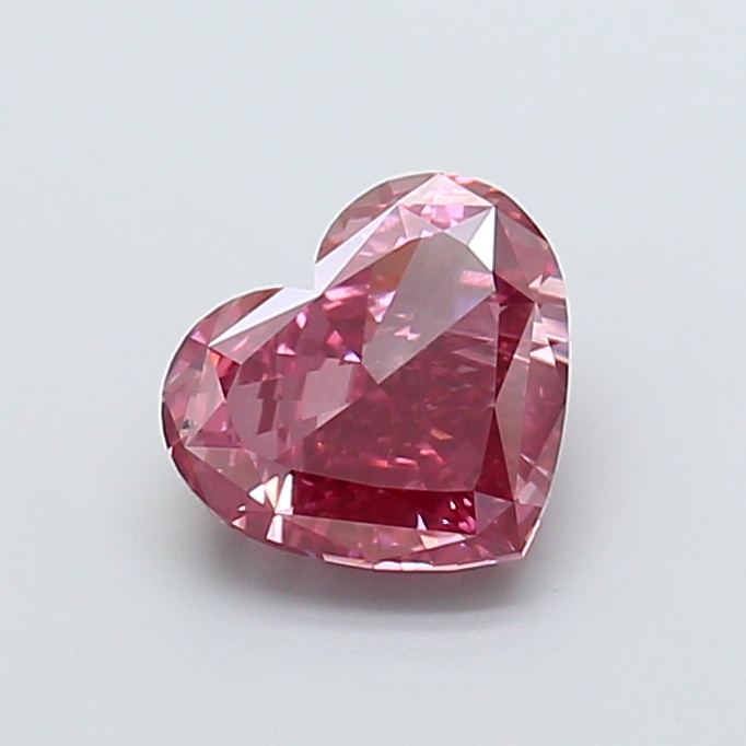 2.01 ct Heart Fancy Vivid Brown Lab-Grown Diamond
