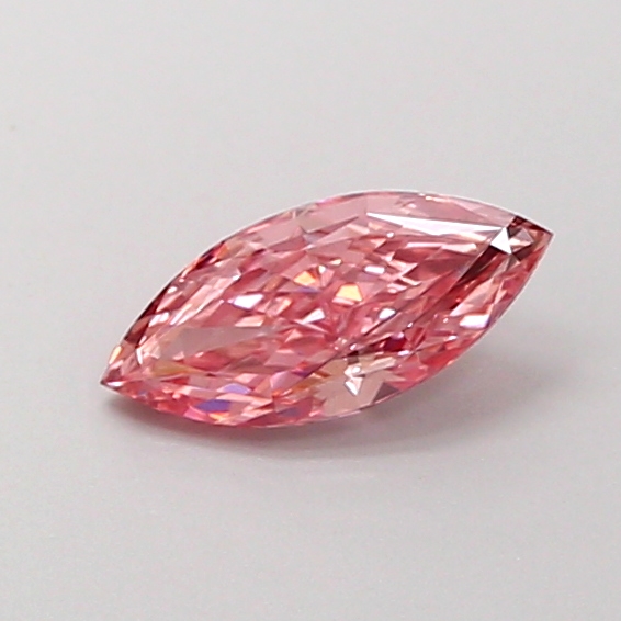 0.50 ct Marquise Fancy Vivid Pink Lab-Grown Diamond