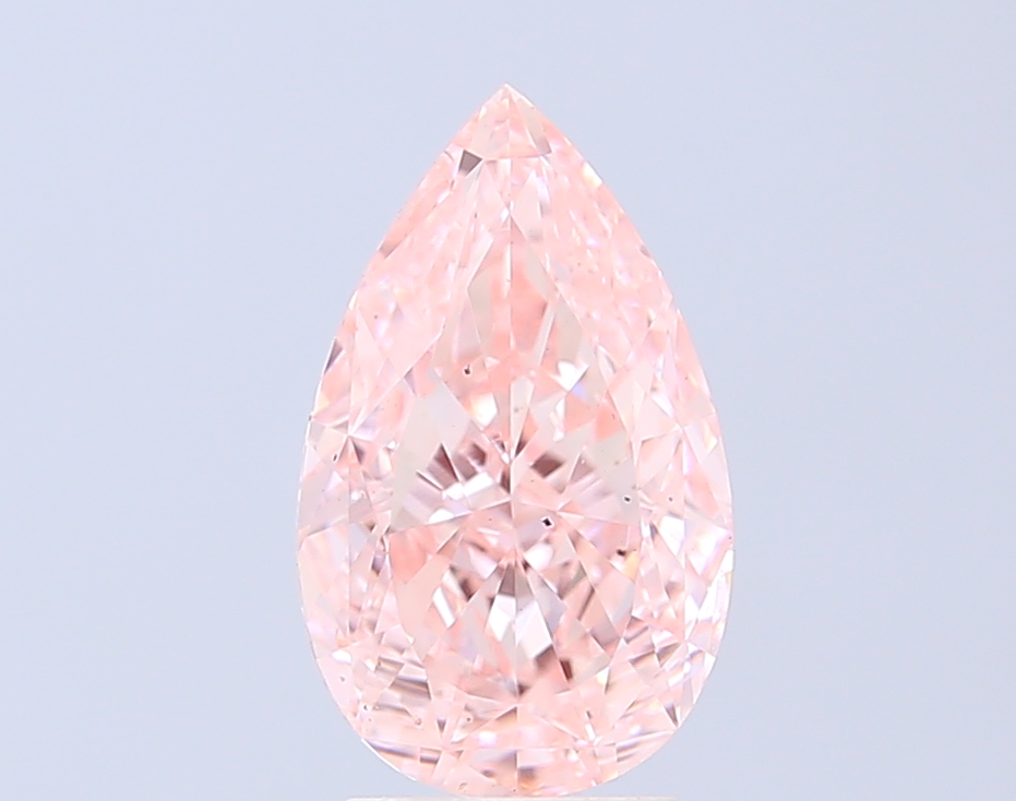 3.01 ct Pear, Fancy Vivid Pink VS2 IGI CVD