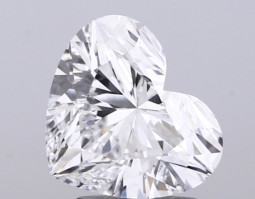 3.01 ct D VVS2 Heart Brilliant lab-grown diamond