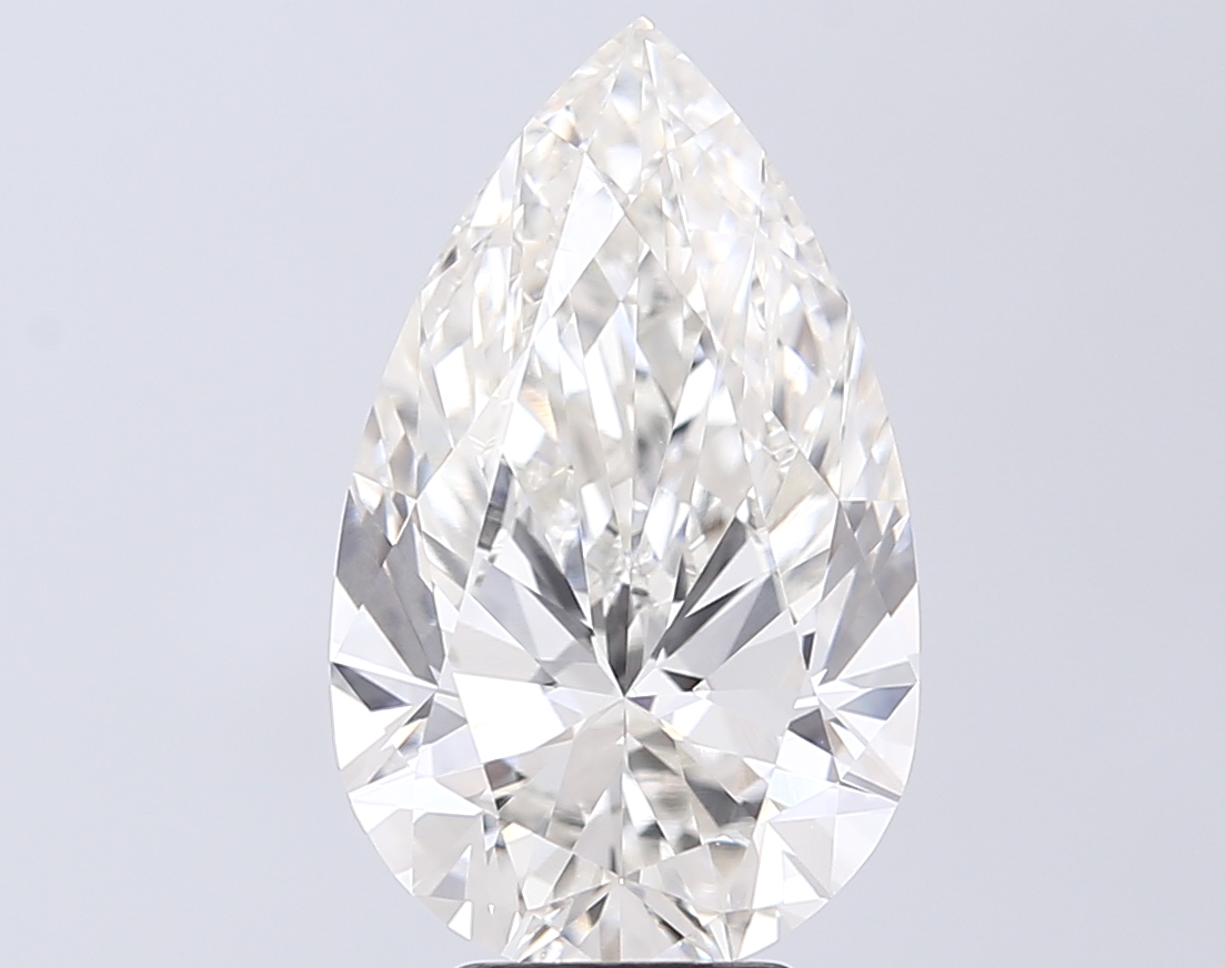 5.02 ct H VVS2 Pear Brilliant lab-grown diamond