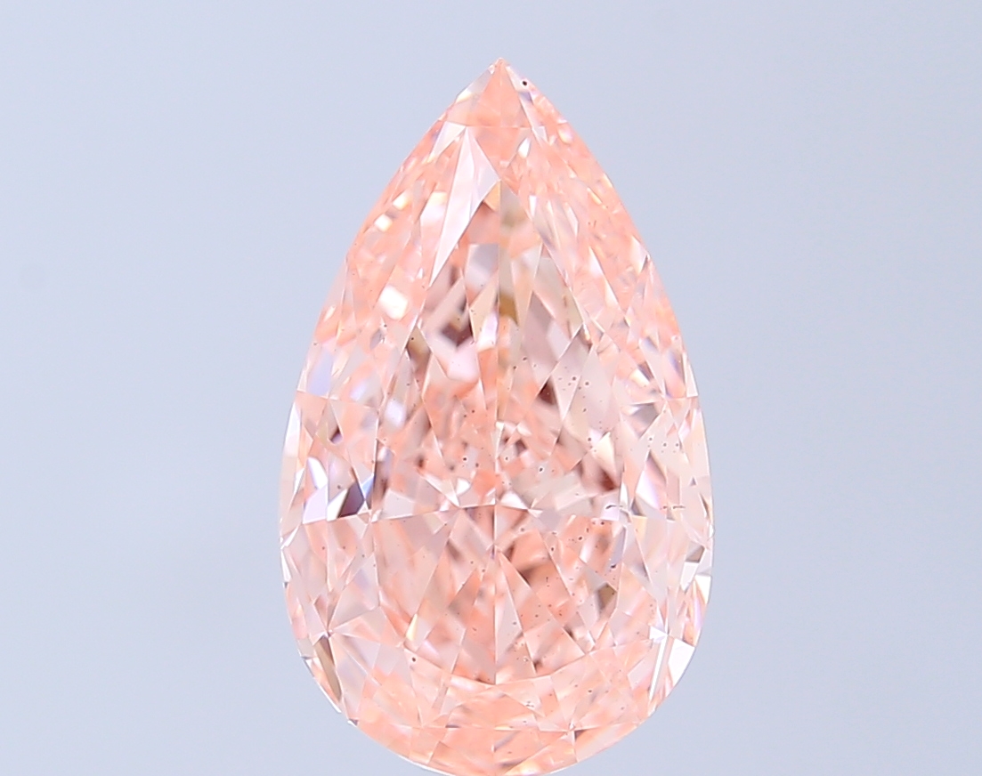 5.03 ct Pear, Fancy Vivid Pink VS2 IGI CVD