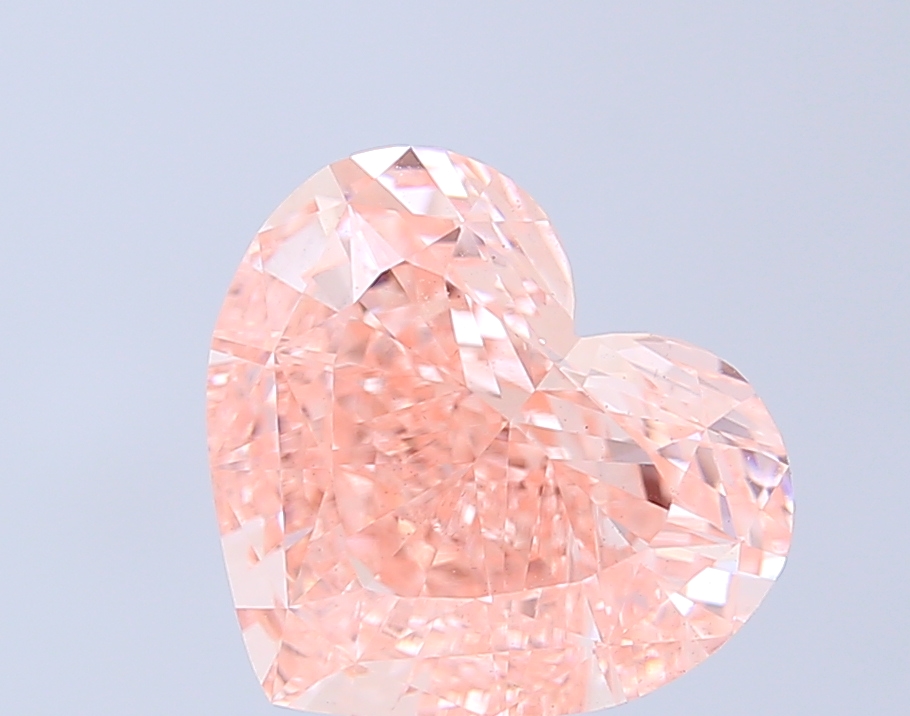 5.02 ct Heart, Fancy Vivid Pink VS1 IGI CVD
