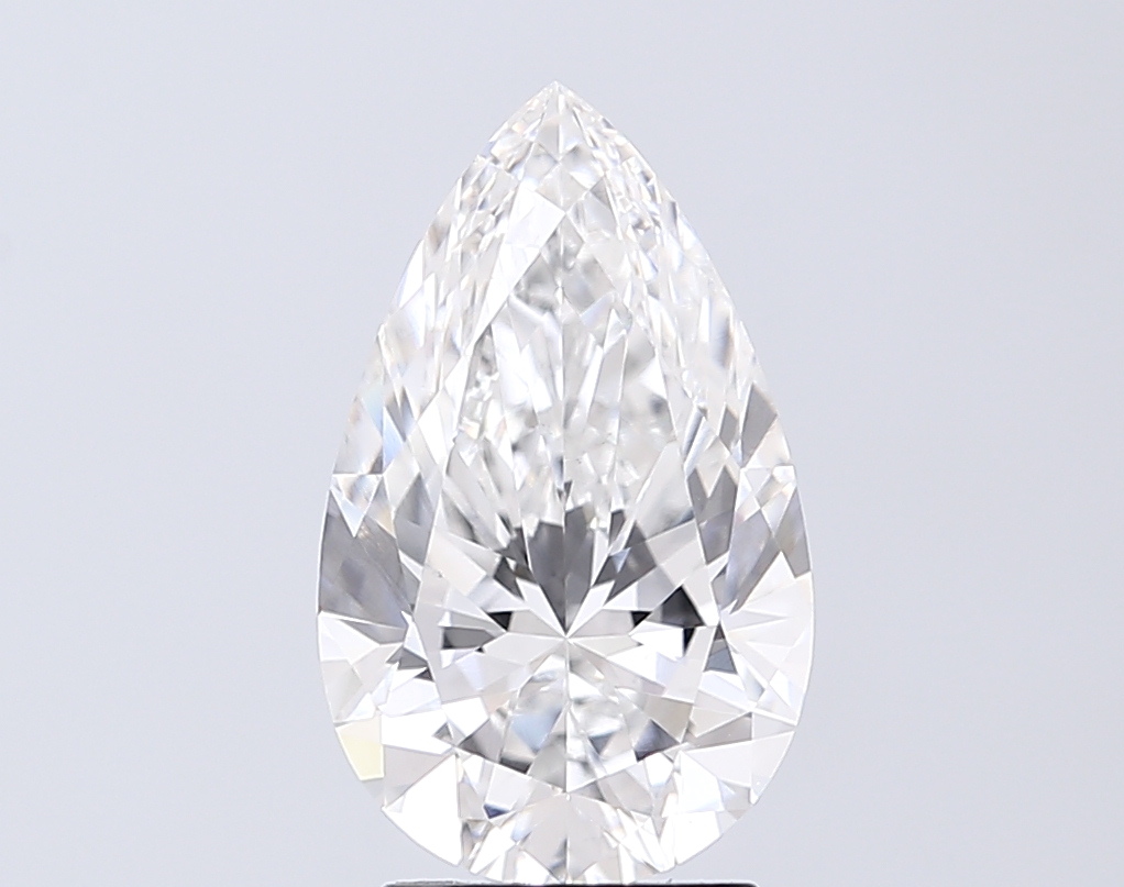 3.07 ct E VS1 Pear Brilliant lab-grown diamond