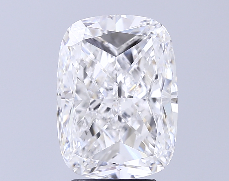 5.01 ct F VVS2 Cushion lab-grown diamond