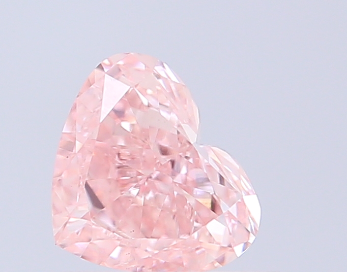 0.57 ct Heart, Fancy Intense Pink VS1 CVD