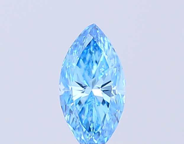 0.30 ct Marquise, Fancy Intense Blue VS1 CVD