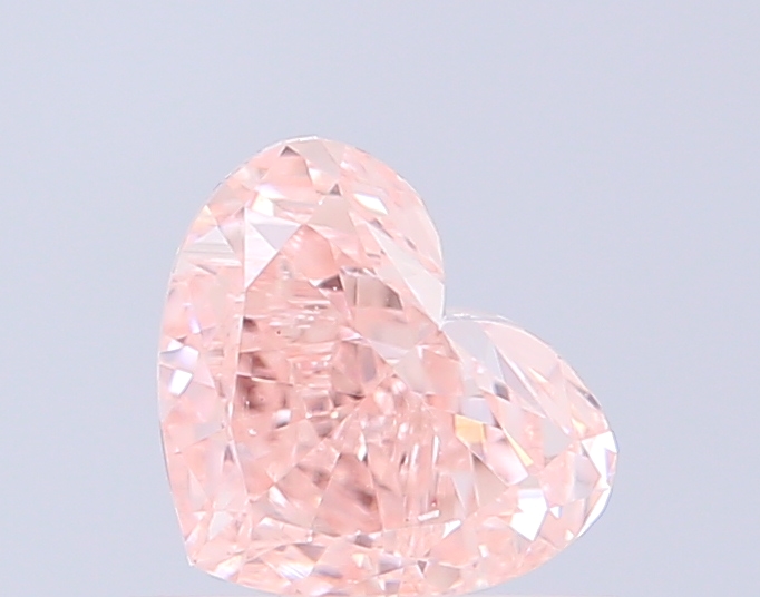 0.52 ct Heart, Fancy Intense Pink VS1 CVD