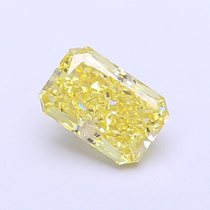 1.10 ct Cushion Fancy Intense Yellow Lab-Grown Diamond