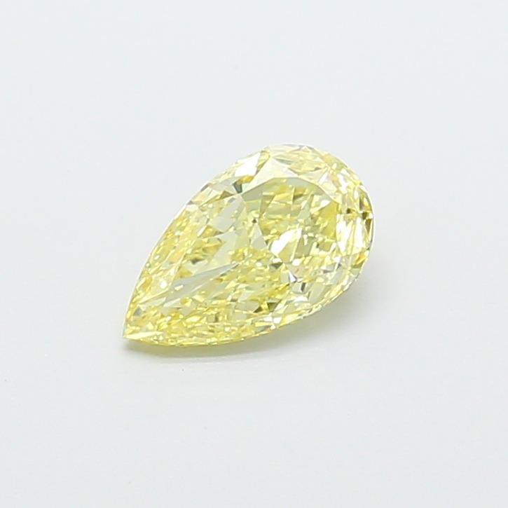 1.00 ct Pear Fancy Intense Yellow Lab-Grown Diamond