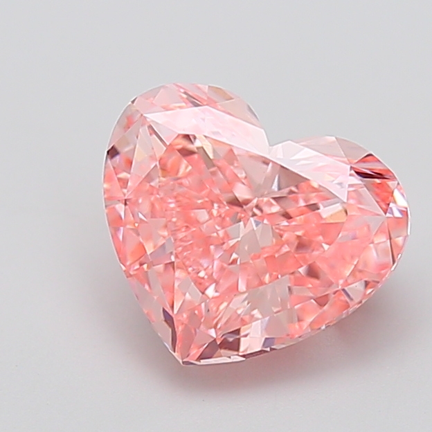 3.01 ct Heart, Fancy Vivid Pink VS1 IGI CVD