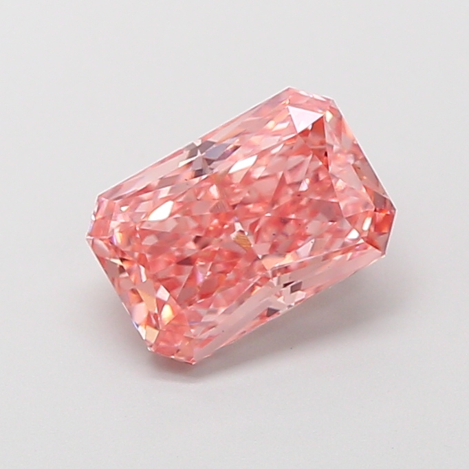 1.77 ct Pink (Vivid) VS2 Radiant lab-grown diamond