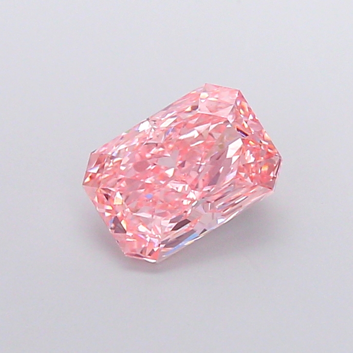 1.90 ct Pink (Vivid) VS1 Radiant lab-grown diamond