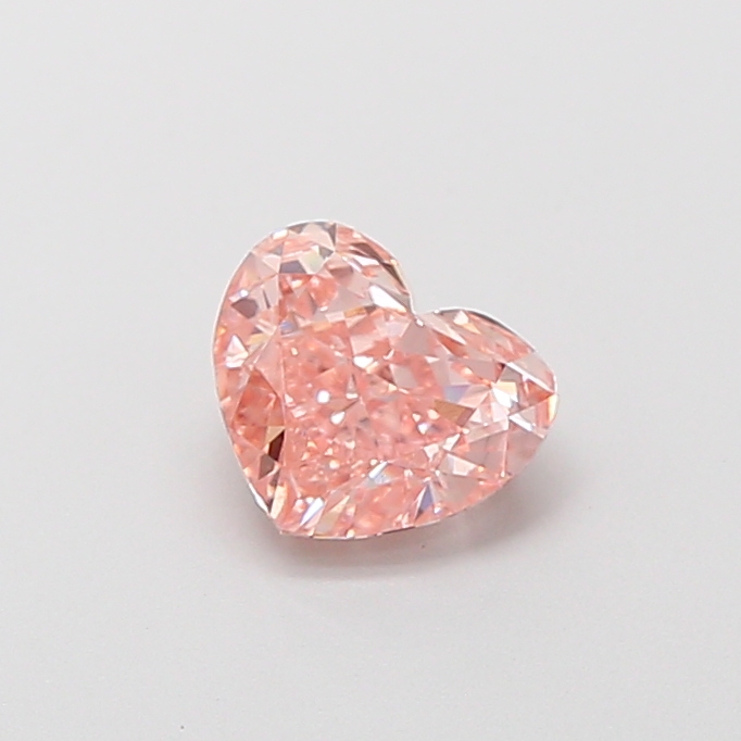 1.02 ct Pink (Intense) VS1 Heart Modified lab-grown diamond