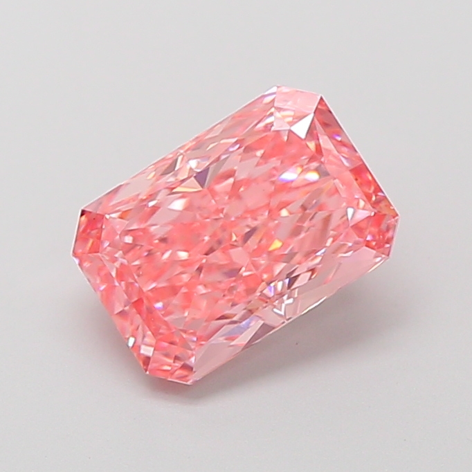2.03 ct Pink (Vivid) VS2 Radiant lab-grown diamond