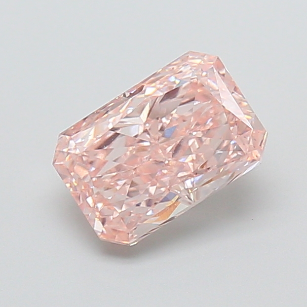 1.53 ct Pink (Intense) VS1 Radiant lab-grown diamond