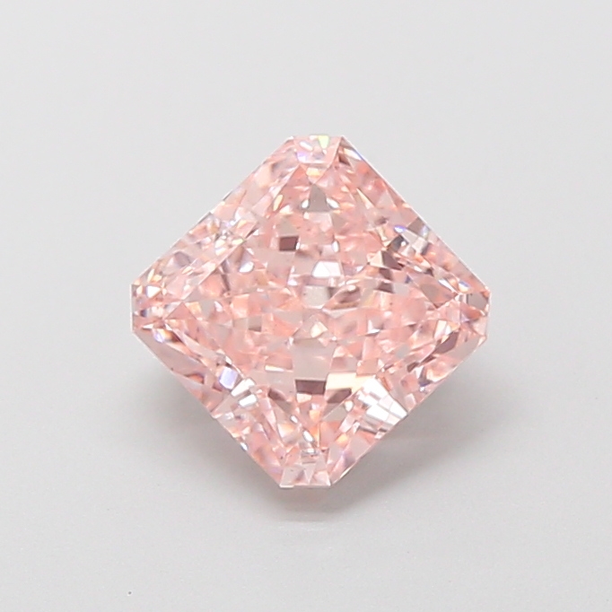 1.60 ct Pink (Intense) VS1 Square Radiant lab-grown diamond