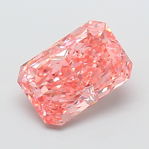 1.89 ct Pink (Vivid) VS2 Radiant lab-grown diamond
