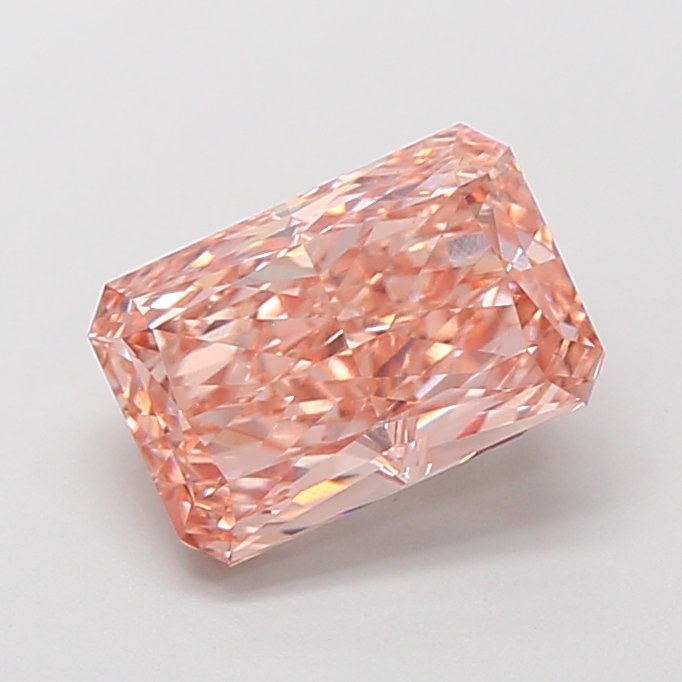 2.56 ct Pink (Intense) VS1 Radiant lab-grown diamond