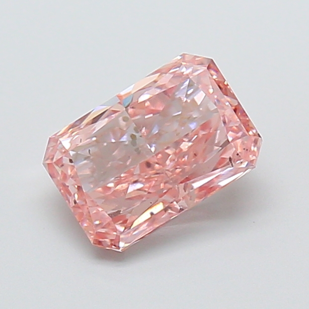 1.52 ct Pink (Vivid) VS2 Radiant lab-grown diamond