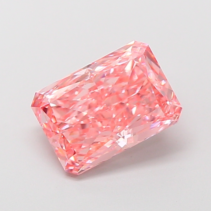 1.93 ct Pink (Vivid) VS1 Radiant lab-grown diamond
