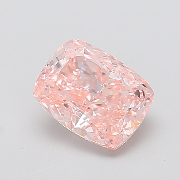 2.00 ct Pink (Intense) VS1 Cushion lab-grown diamond