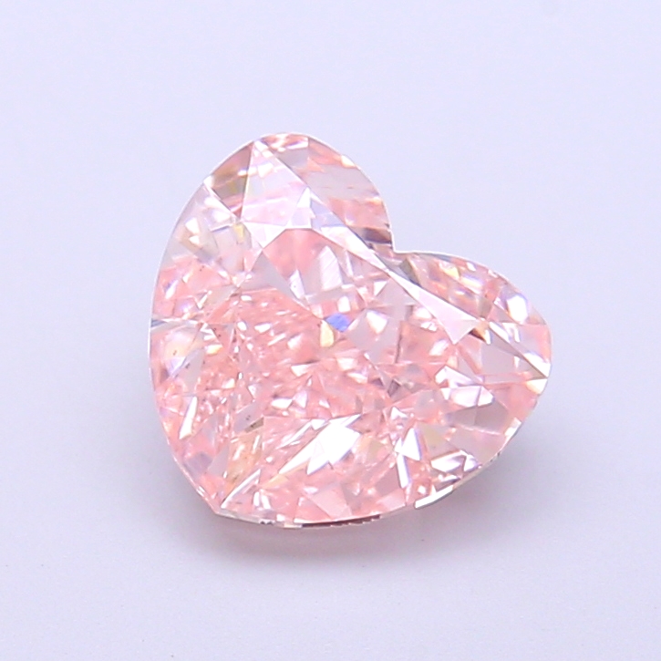 1.85 ct Pink (Intense) VS1 Heart Modified lab-grown diamond